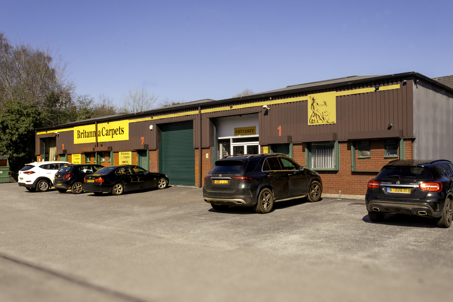 Carpet showroom Cheshire - Britannia Carpets Northwich display